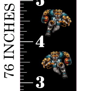 6FT Life Size Growth Chart Jacksonville Jaguars