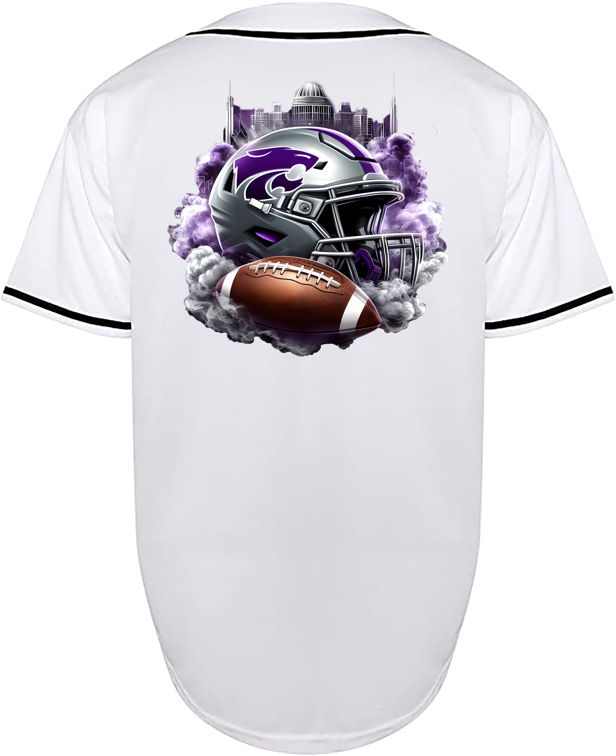 Custom Kansas State Wildcats HELMET JERSEY