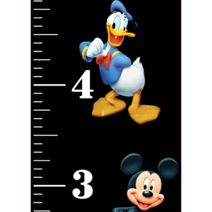 6FT Life Size Growth Chart Mickey Mouse Club House