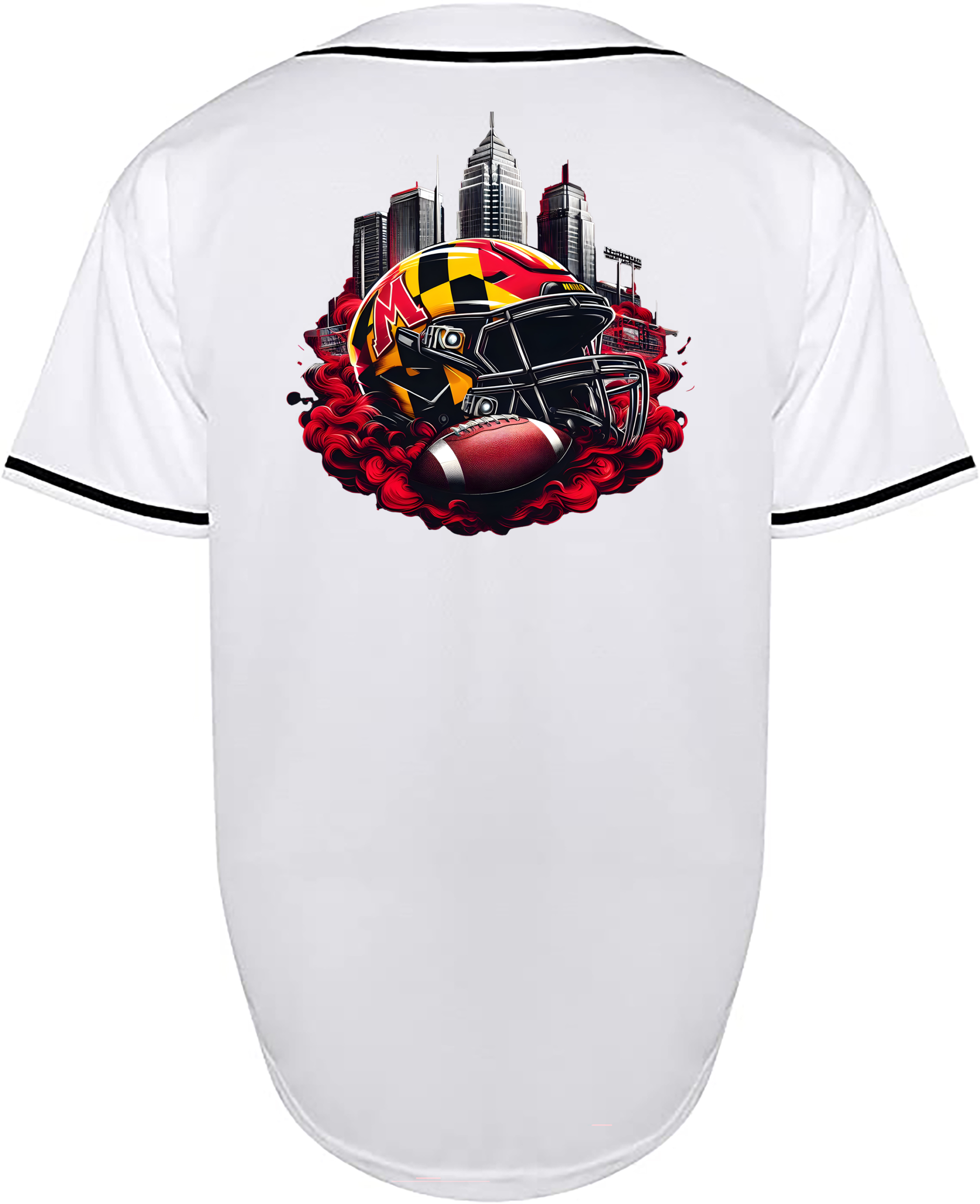 Custom Maryland Terrapins Helmet Jersey