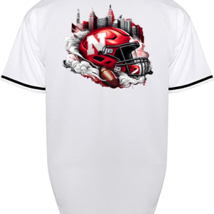 Custom Nebraska Corn Huskers Helmet Jersey