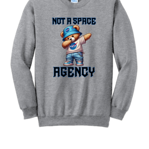 Custom NASA Not a Space Agency Crew Neck Sweatshirt
