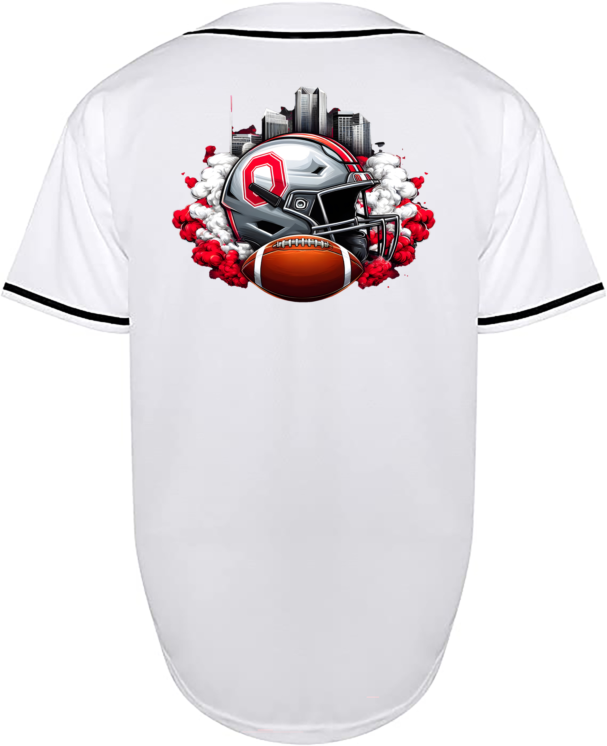 Custom Ohio State Buckeyes Helmet Jersey