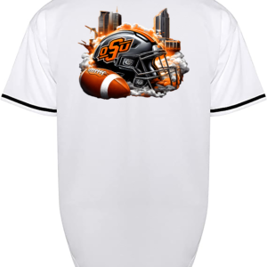Custom Oklahoma State Cowboys Helmet Jersey