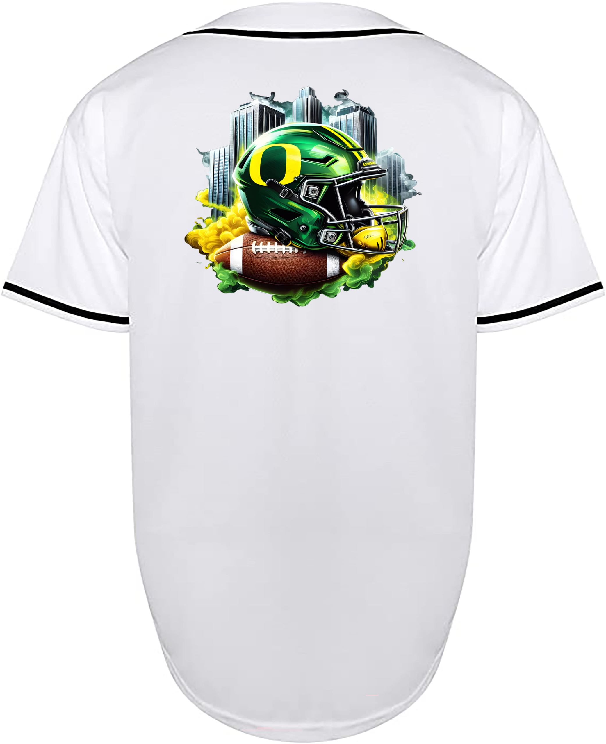 Custom Oregon Ducks Helmet Jersey
