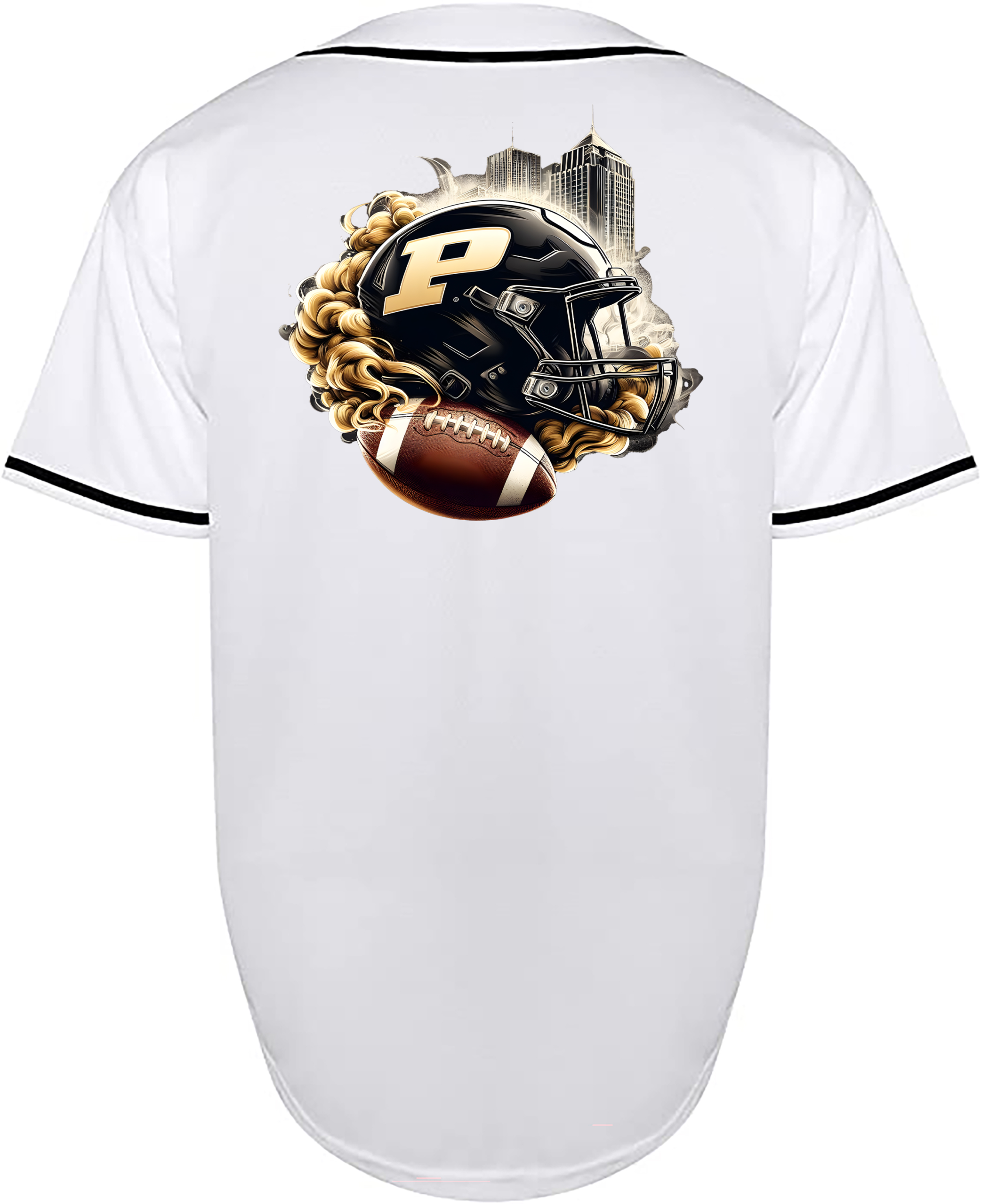 Custom Purdue State Helmet Jersey