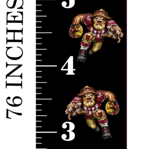 6FT Life Size Growth Chart San Francisco 49ers