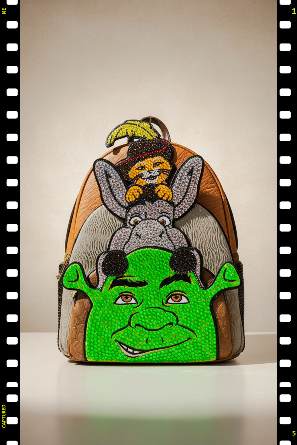 Disney LoungeFly Bling Shrek Mini Backpack