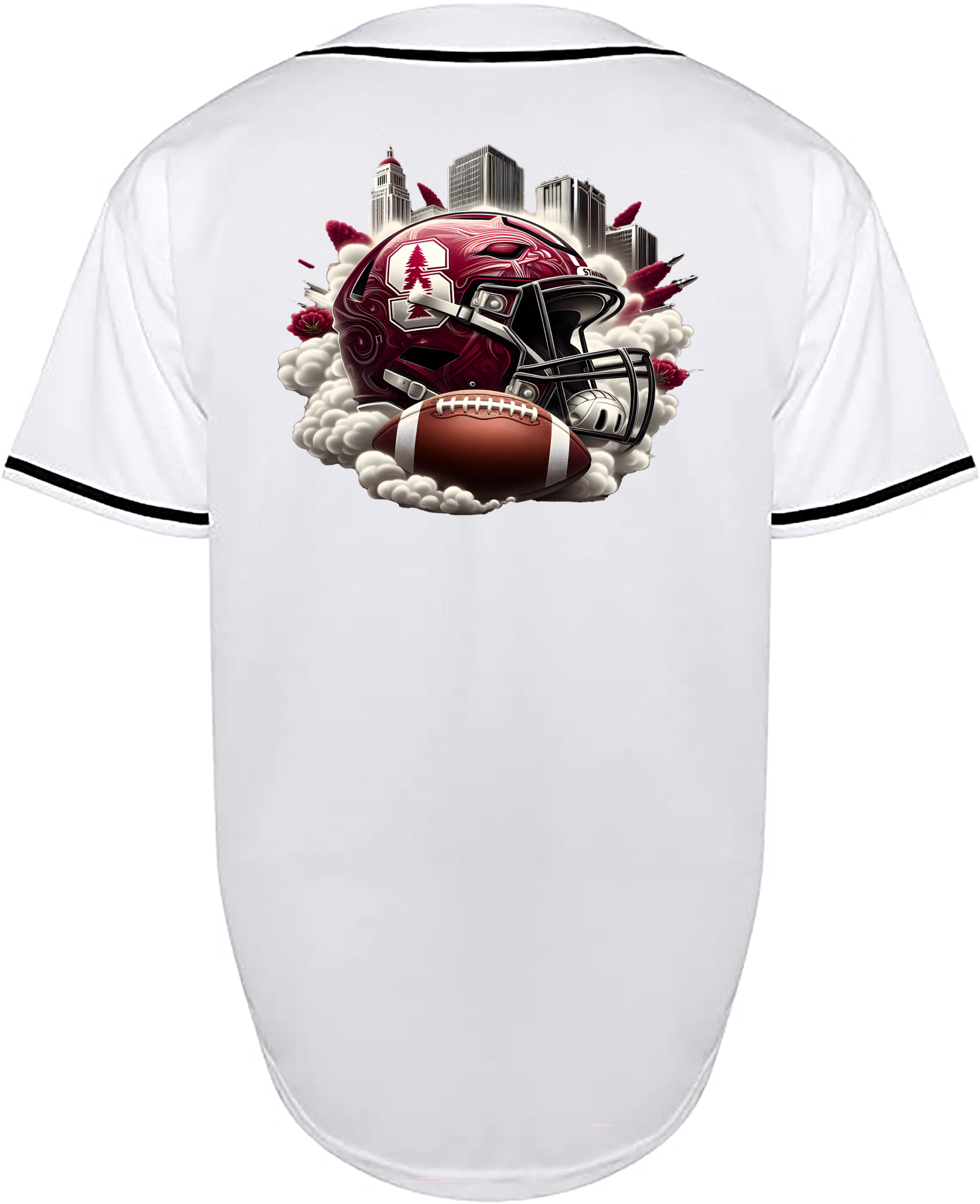 Custom Standford Helmet Jersey