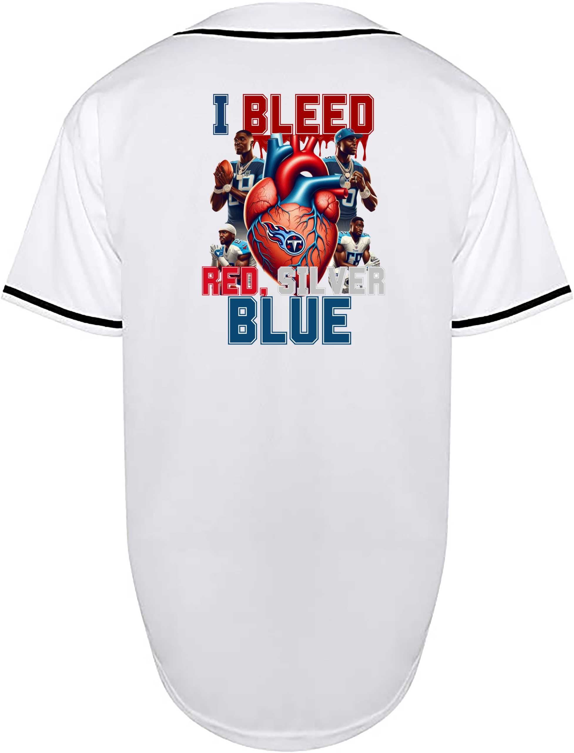 Custom Titans I Bleed Jersey