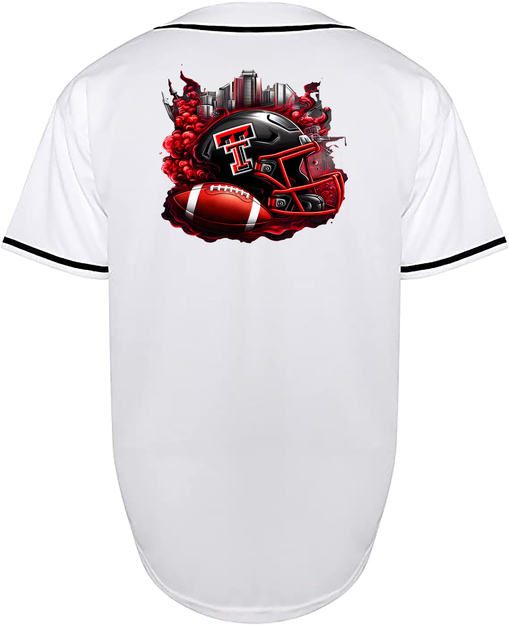 Custom Texas Tech Helmet Jersey