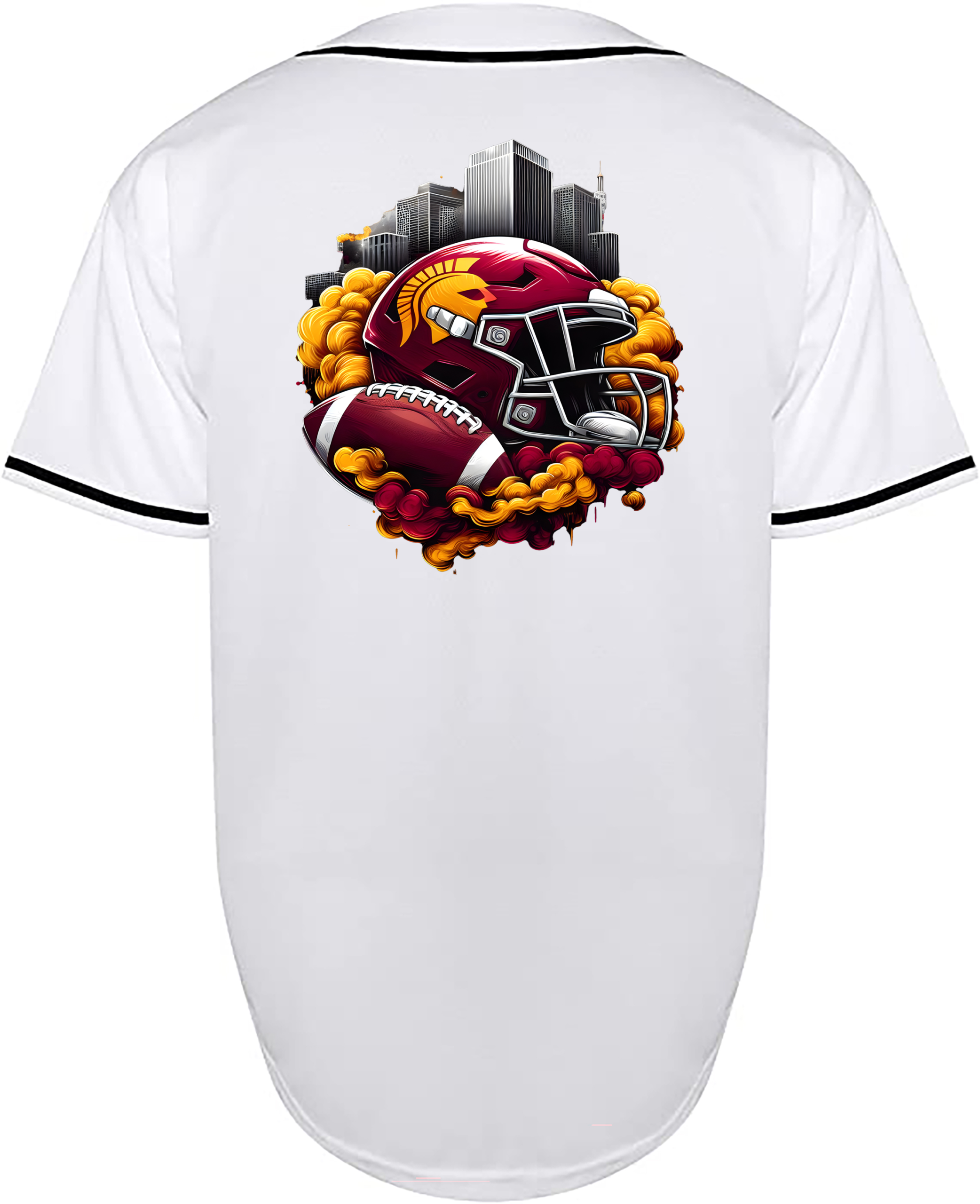 Custom USC Trojans Helmet Jersey
