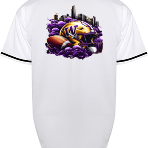 Custom Washington Huskies Helmet Jersey