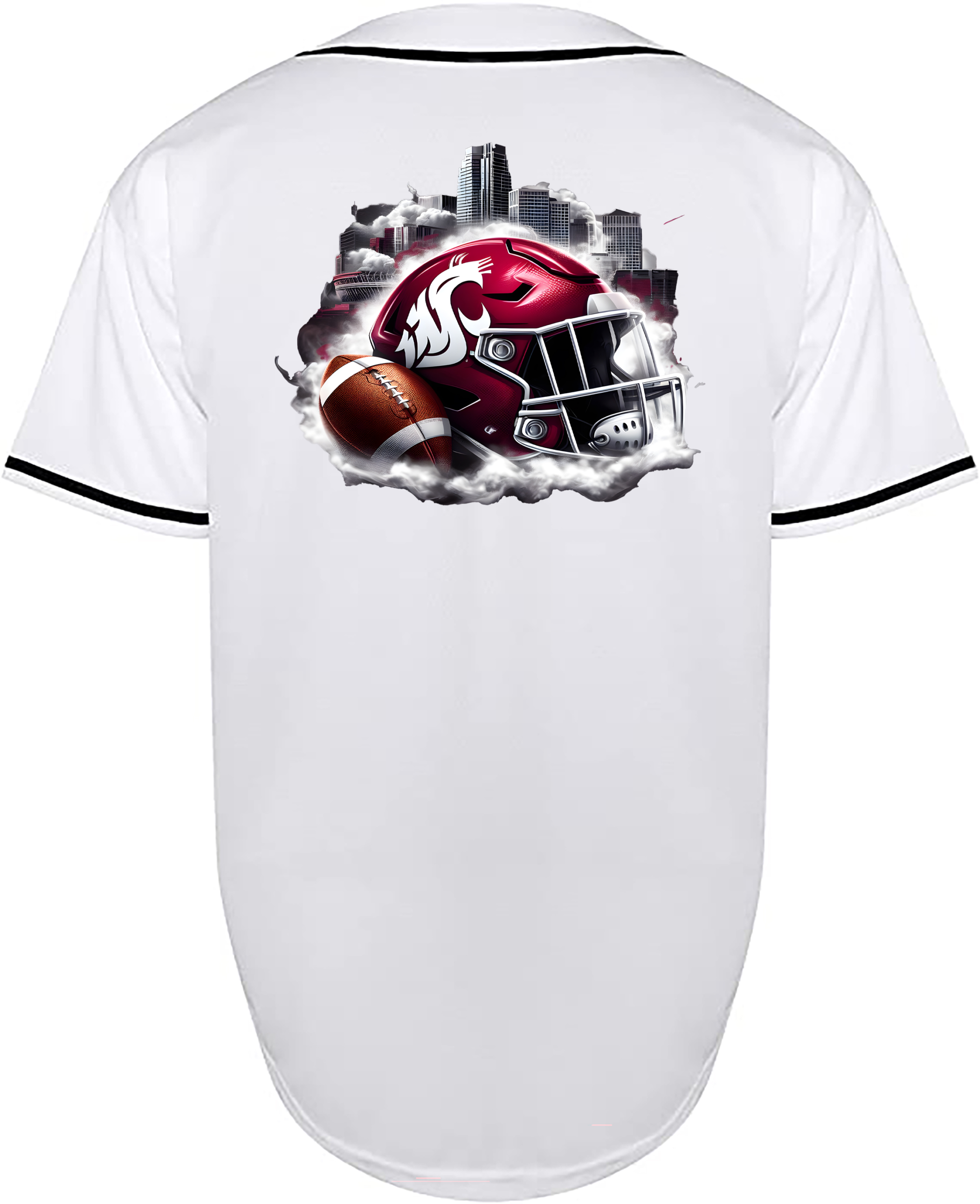 Custom Washington State Helmet Jersey