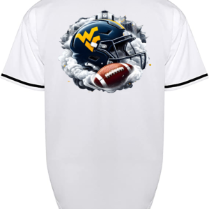 Custom West Virginia Mountaineers Helmet Jersey