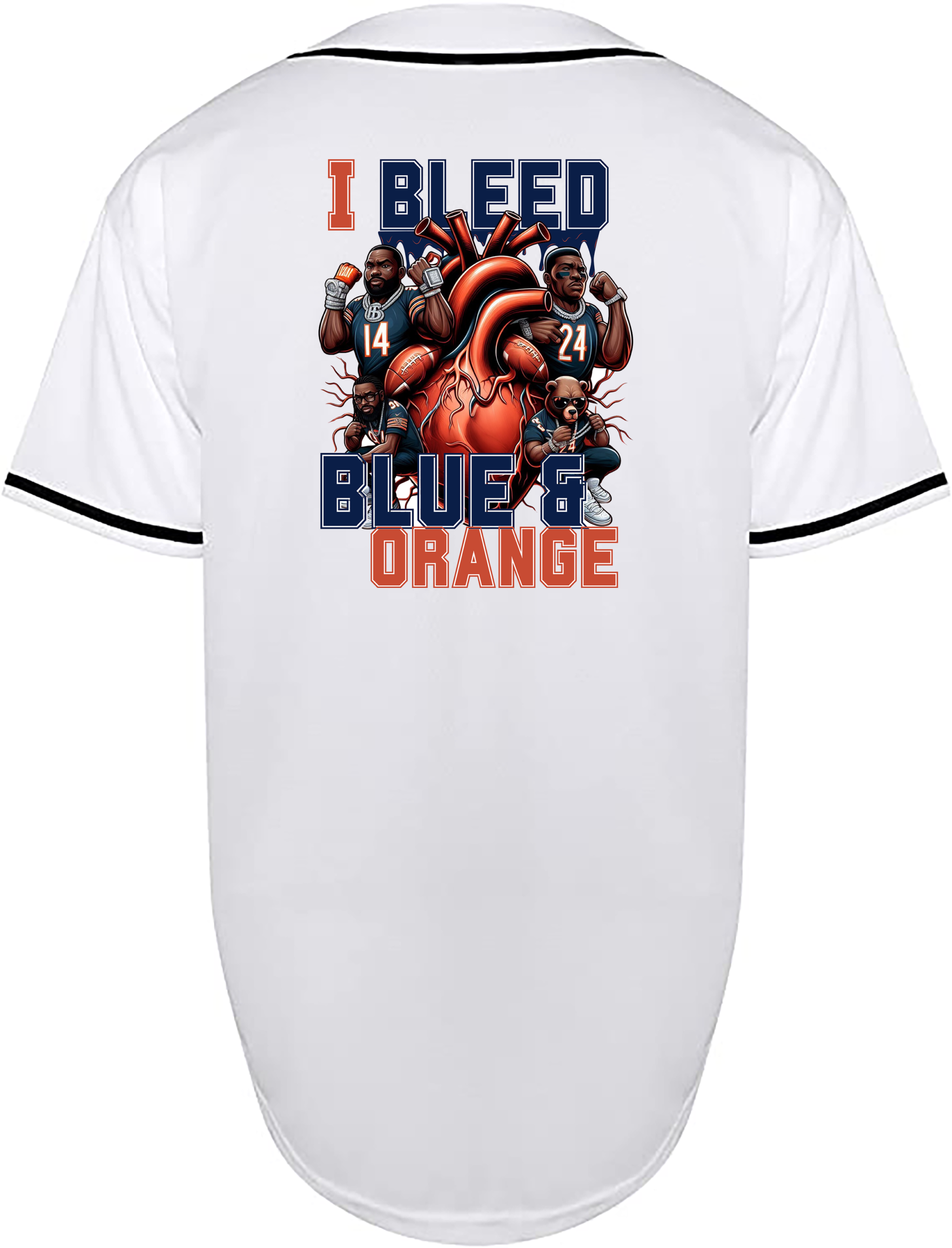 Custom Bears I Bleed Jersey