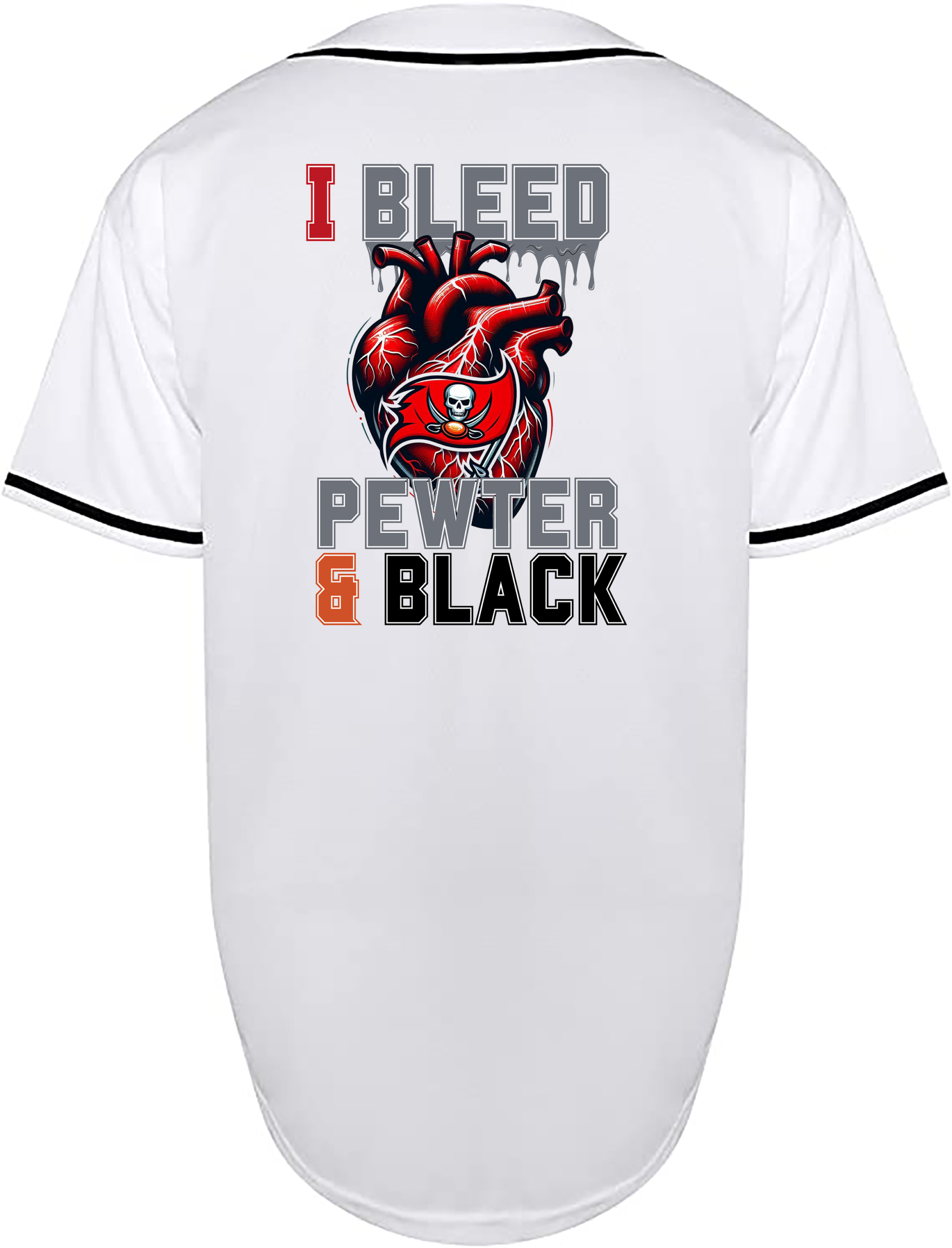 Custom Buccaneers I Bleed Jersey