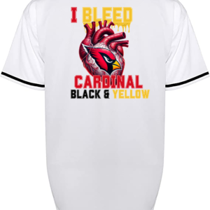 Custom Cardinals I Bleed Jersey