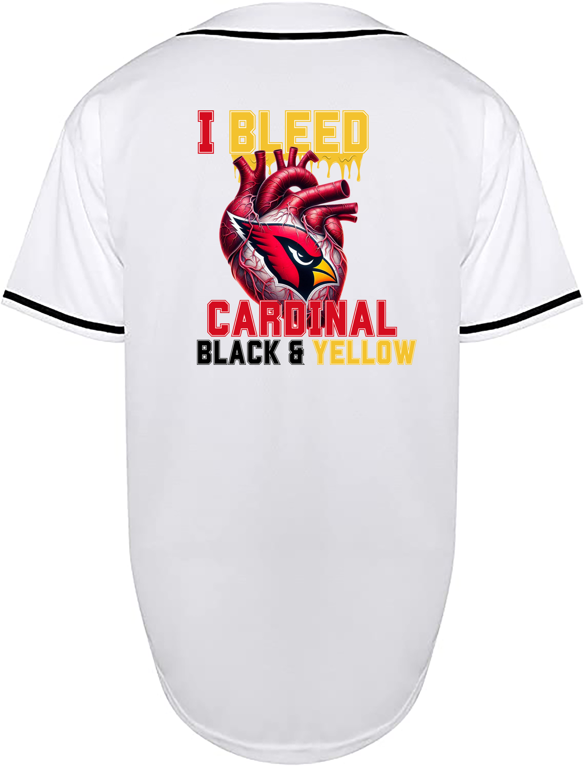 Custom Cardinals I Bleed Jersey