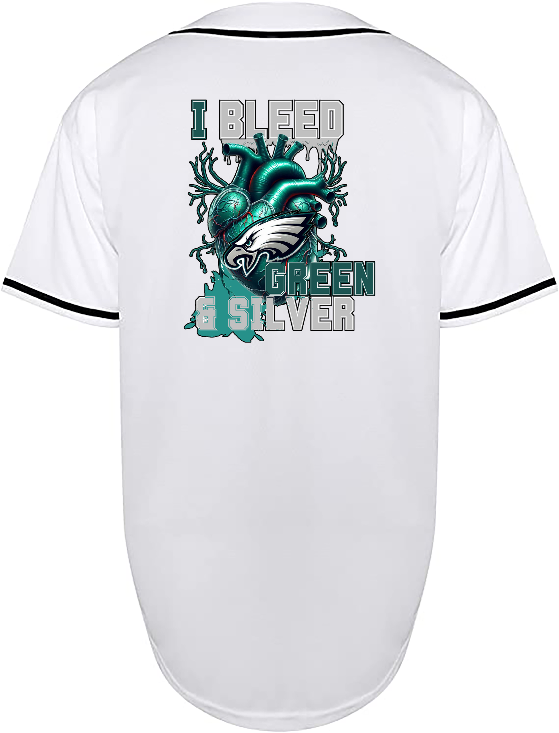 Custom Eagles I Bleed Jersey