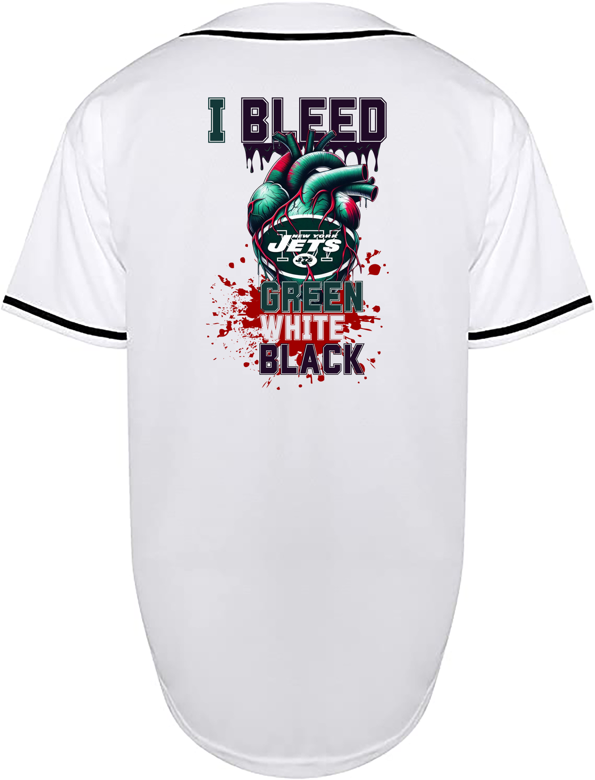 Custom Jets I Bleed Jersey