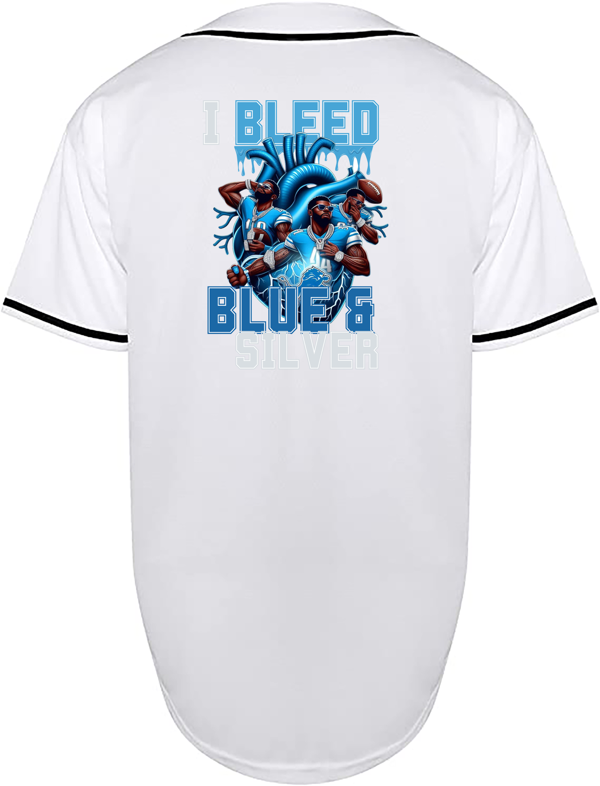 Custom Lions I Bleed Jersey