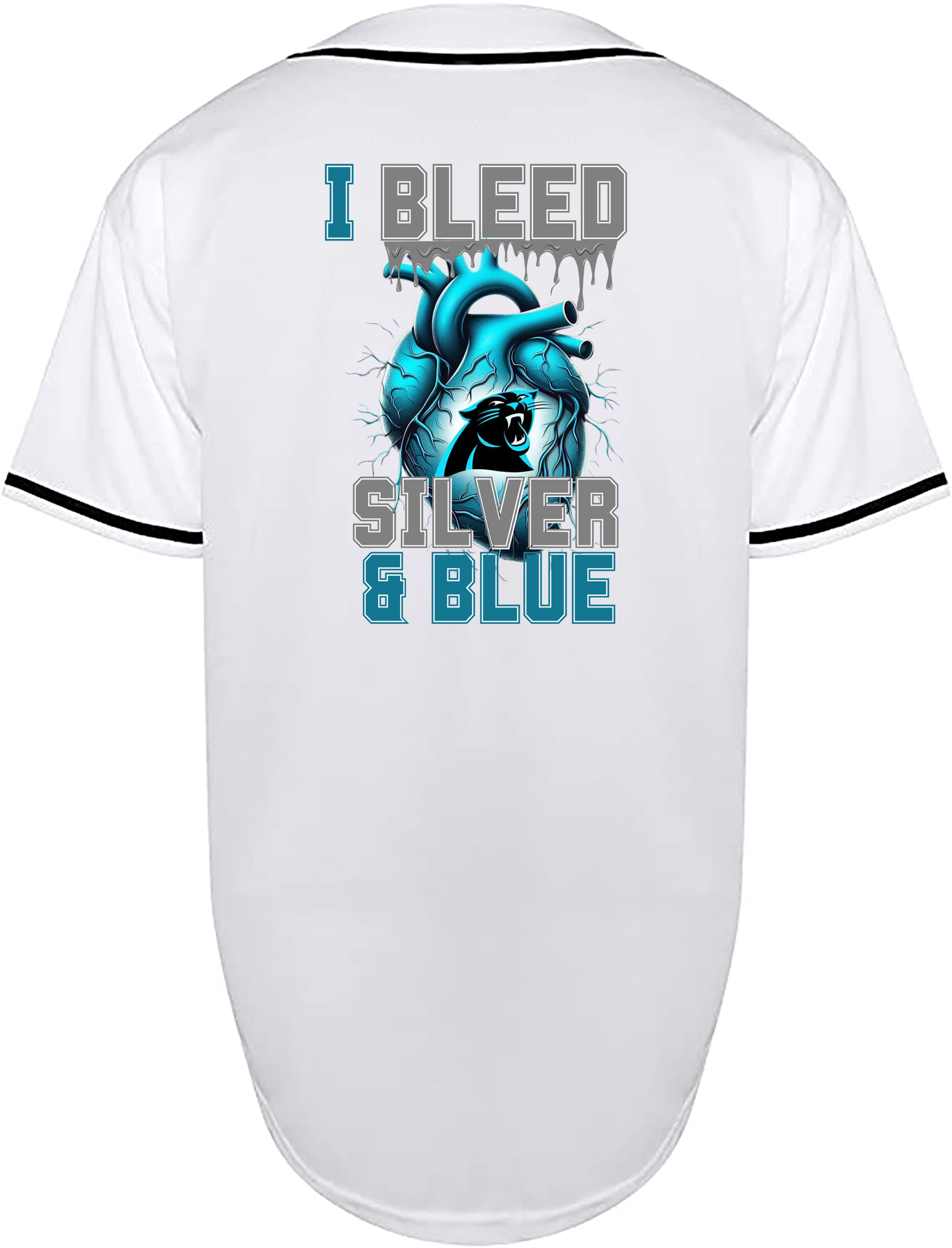 Custom Panthers I Bleed Jersey