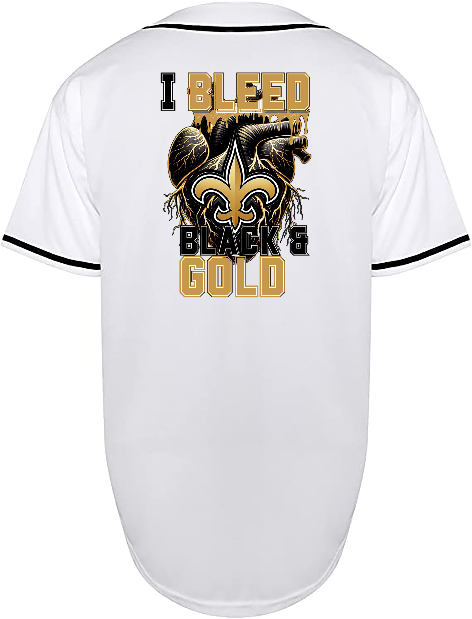 Custom Saints I Bleed Jersey