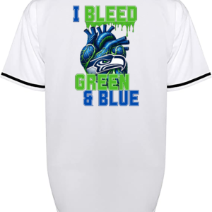 Custom Seahawks I Bleed Jersey