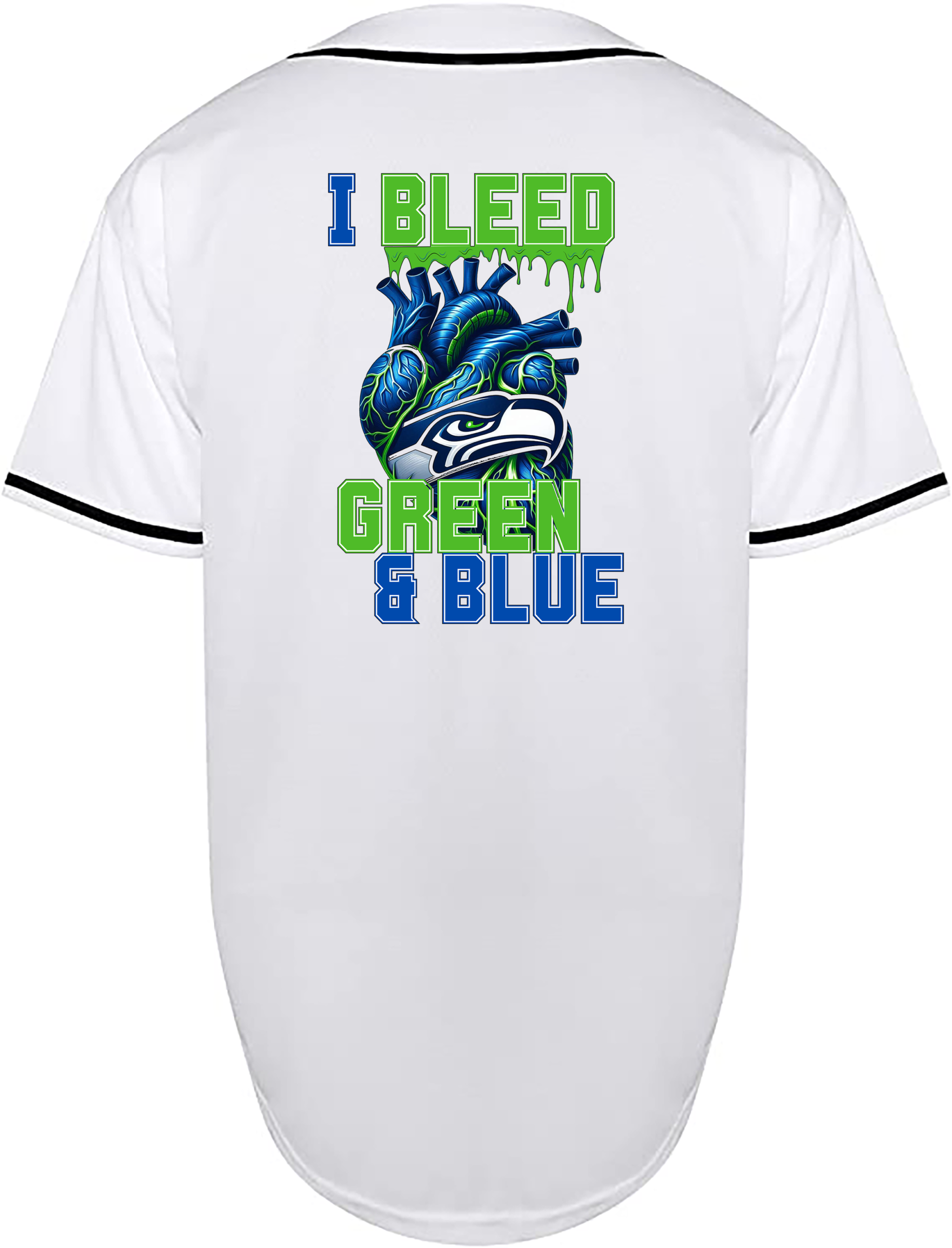 Custom Seahawks I Bleed Jersey