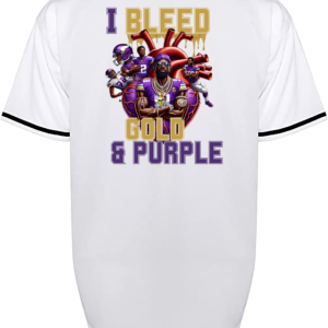 Custom Vikings I Bleed Jersey