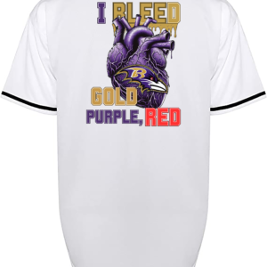 Custom Ravens I Bleed Jersey