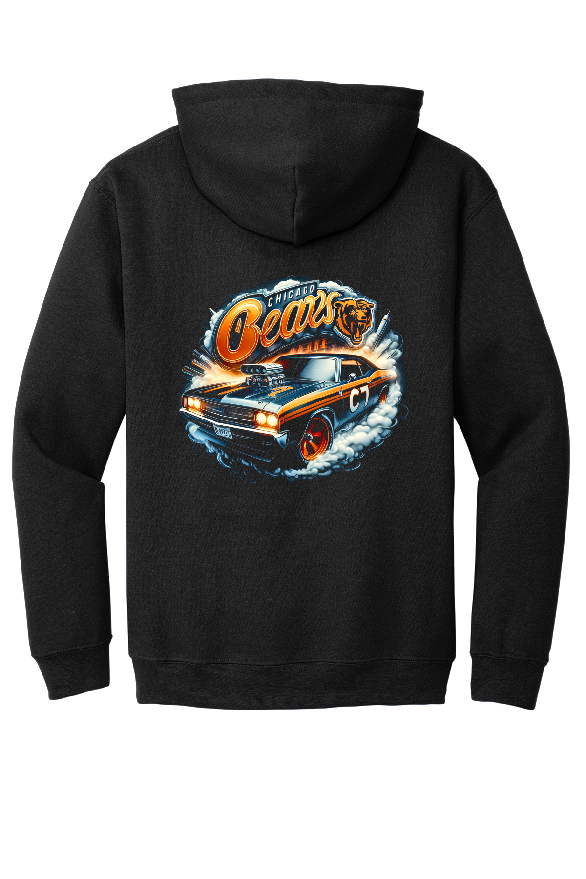 Custom Bears Muscle Car Hoodie